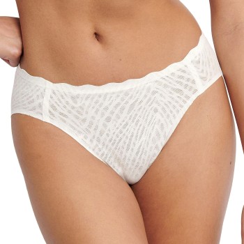 Sloggi Trusser ZERO Feel Bliss High Leg Brief Hvid Small Dame