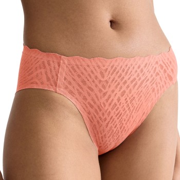 Sloggi Trusser ZERO Feel Bliss High Leg Brief Abrikos Small Dame