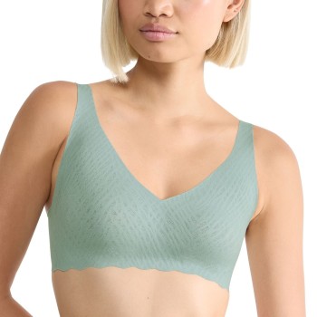Sloggi BH ZERO Feel Bliss Soft Bra Lysegrøn Small Dame