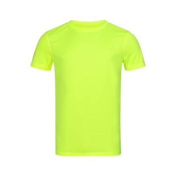 Stedman Active 140 Crew Neck Gul polyester Small Herre