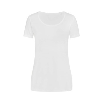 Stedman Finest Cotton T For Women Hvid bomuld Medium Dame