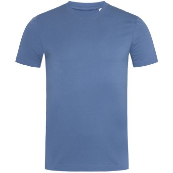 Stedman James Organic Men Crew Neck Denimblå økologisk bomuld X-Large Herre