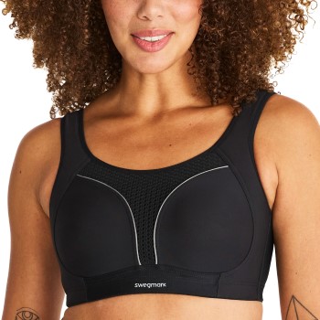 Swegmark BH Dynamic Intense Moulded Cup Sport Bra Sort D 95 Dame