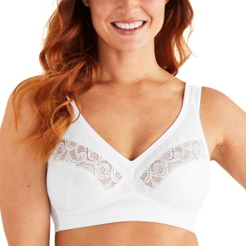 Swegmark BH Pure Grace Soft Bra Hvid polyamid D 75 Dame