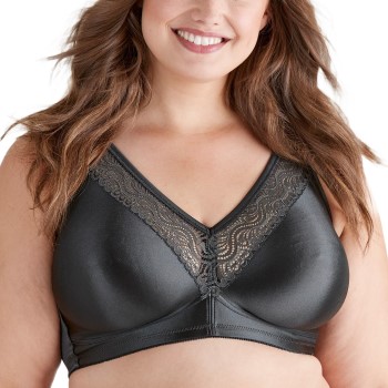 Swegmark BH Stars - blød usynlig Antracit polyamid D 80 Dame