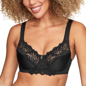 Swegmark BH Support Wire Bra Sort D 90 Dame