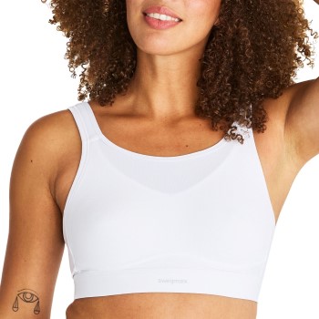 Swegmark BH Victorious Strenght Spacer Sports Bra Hvid B 85 Dame