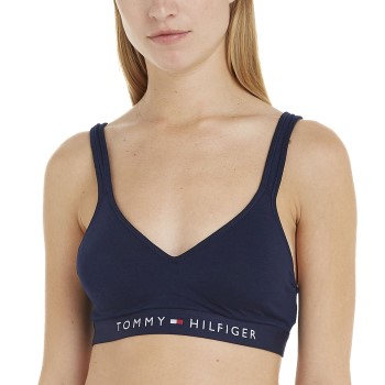 Tommy Hilfiger Bh Bralette Lift Marineblå økologisk bomuld X-Large Dame