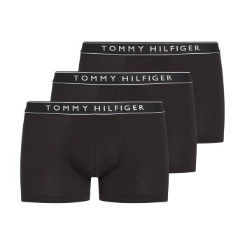 Tommy Hilfiger 3P Cotton Stretch Trunks Sort bomuld X-Large Herre