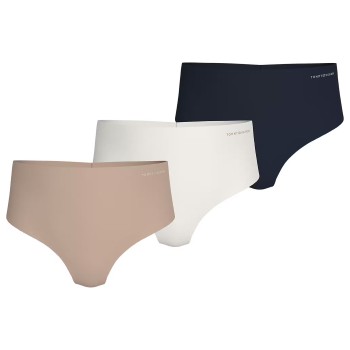 Tommy Hilfiger Trusser 3P Logo HW Thong Flerfarvet Small Dame