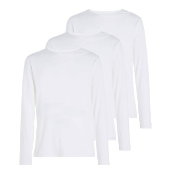 Tommy Hilfiger 3P Premium Essentials Long Sleeve Hvid bomuld Large Herre