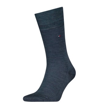 Tommy Hilfiger Legwear Tommy Hilfiger Strømper Premium Wool Socks Jeansblå Str 39/40 Herre