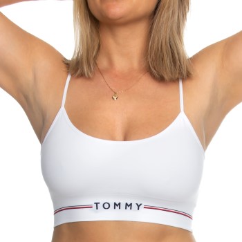 Tommy Hilfiger BH Seamless Unlined Bralette Hvid polyamid Large Dame