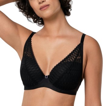 Se Triumph Bh Aura Spotlight Plunge Bra Sort C 75 Dame ved Timarco