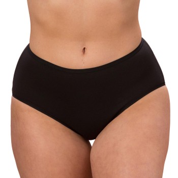 Trofé Trofe Cotton Midi Trusser Sort bomuld Large Dame