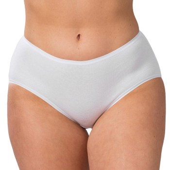 Trofé Trofe Cotton Midi Trusser Hvid bomuld Medium Dame