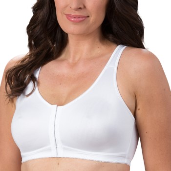 Trofé Trofe Edith Front Closure Bra BH Hvid D 85 Dame