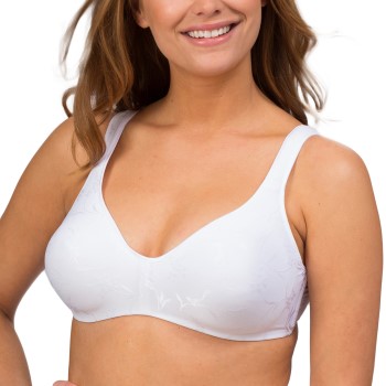 Trofé Trofe Emma Wireless Bra BH Hvid D 75 Dame
