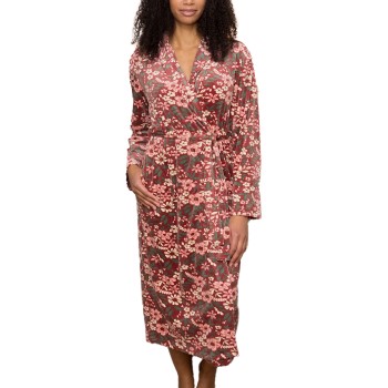 Trofé Trofe Flora Robe Velvet Silk Fleece Flerfarvet polyester Large Dame