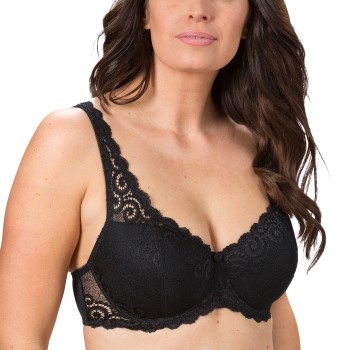 Trofé Trofe Irene Underwire Bra BH Sort polyamid C 75 Dame