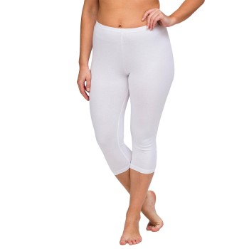 Trofé Trofe Leggings 3-4 Length Hvid bomuld Medium Dame