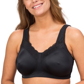 Trofé Trofe Linnea Prosthetic Wireless Bra BH Sort polyamid D 80 Dame
