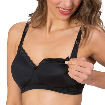 Trofé Trofe Nellie Nursing Bra BH Sort polyamid B 80 Dame
