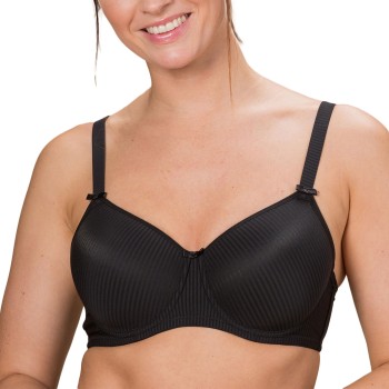 Trofé Trofe Sanna Underwire Stripe Bra Bh Sort B 80 Dame