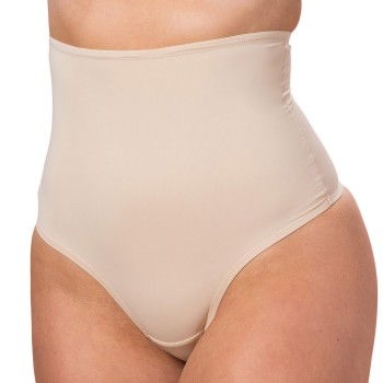 Trofé Trofe Shaping High Waist Thong Trusser Beige Large Dame