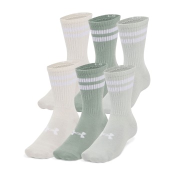 Under Armour Strømper 6P Essential Crew Socks Flerfarvet-2 polyester X-Large