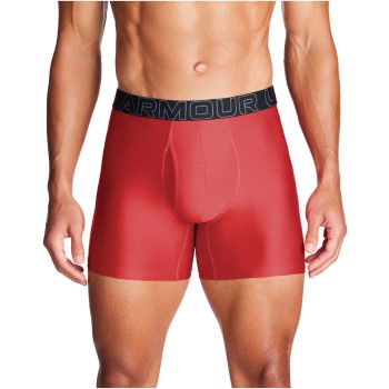 Under Armour 3P Performance Tech Solid 6in Boxers Rød polyester Medium Herre