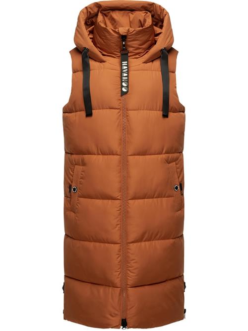 Se NAVAHOO Vest  cognac / sort / hvid ved About You