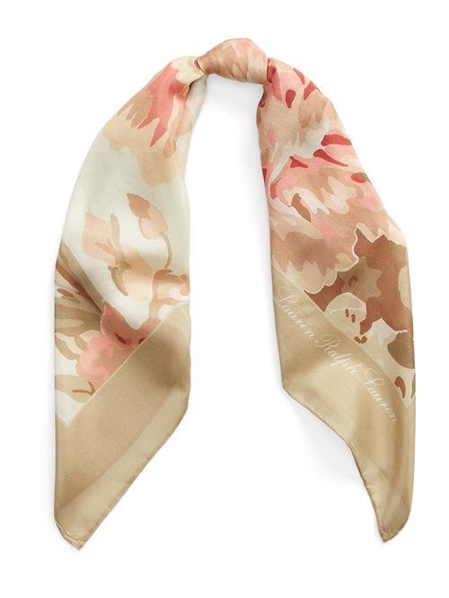 Lauren Ralph Lauren Tørklæde 'COURTNEY'  creme / lysebeige / lyserød / rød