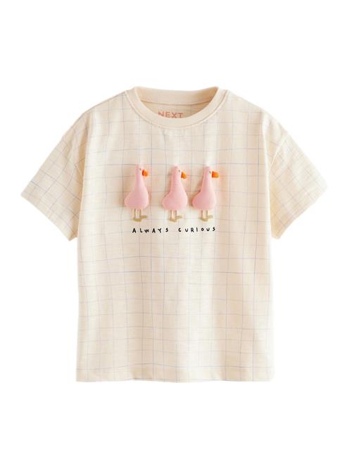 Next Bluser & t-shirts 'Regular Fit'  creme / orange / lyserød / sort
