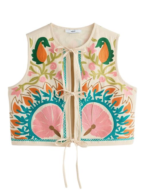 Next Vest  blandingsfarvet