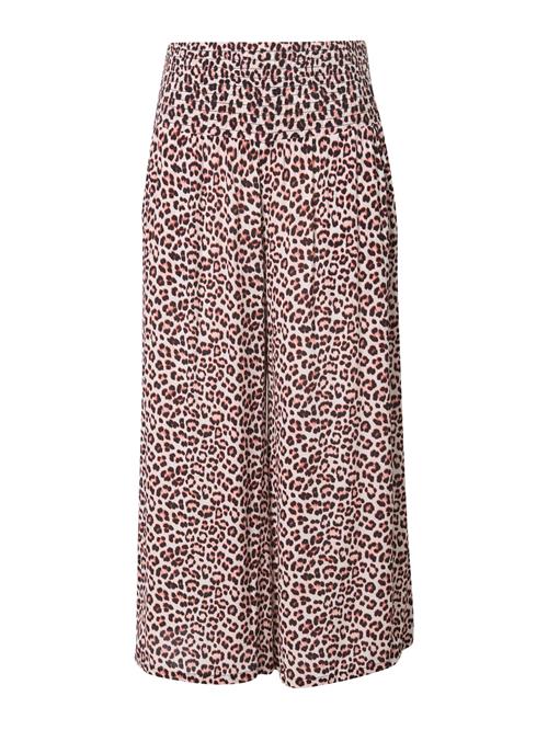 Ulla Popken Bukser  brun / sort / offwhite