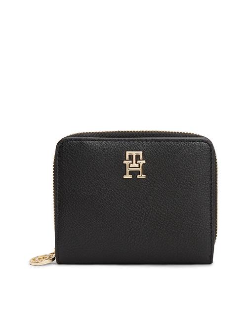 TOMMY HILFIGER Tegnebog 'Distinct'  guld / sort