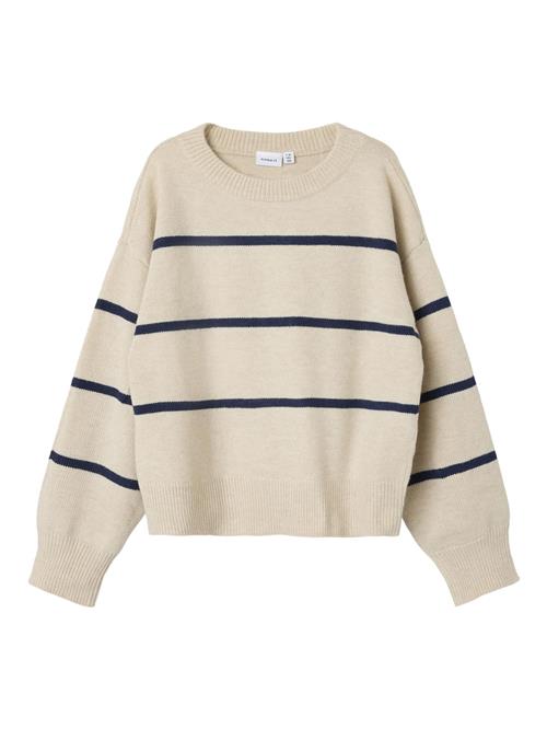 NAME IT Pullover  beige / sort