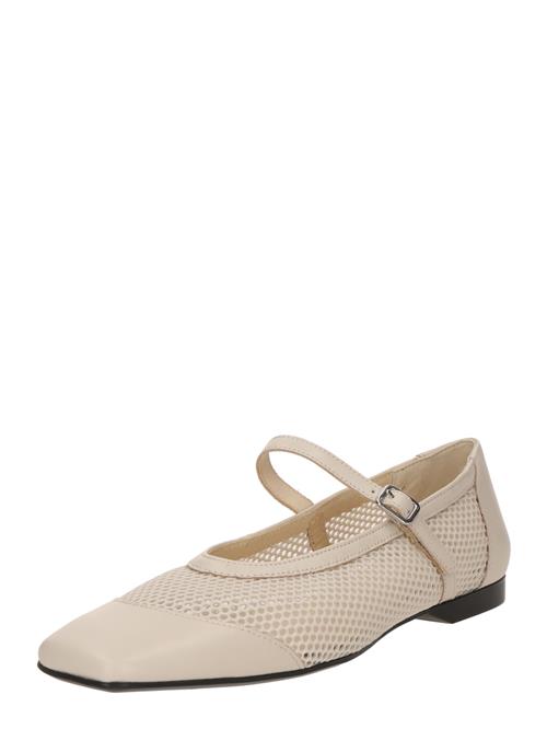 VAGABOND SHOEMAKERS Ballerinasko med rem 'DELIA'  ecru