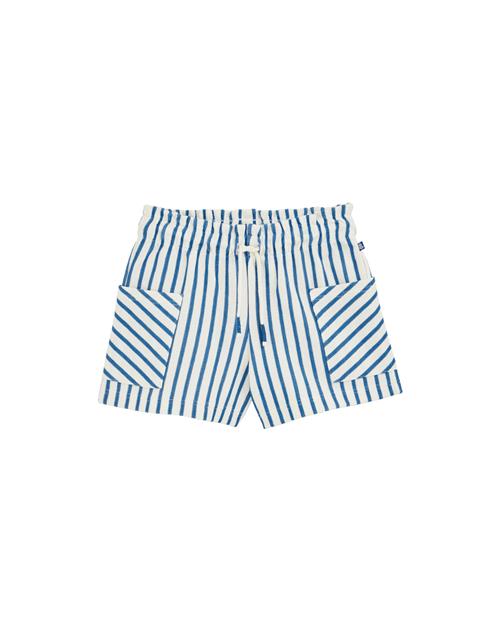 Se WE Fashion Bukser  blå / hvid ved About You