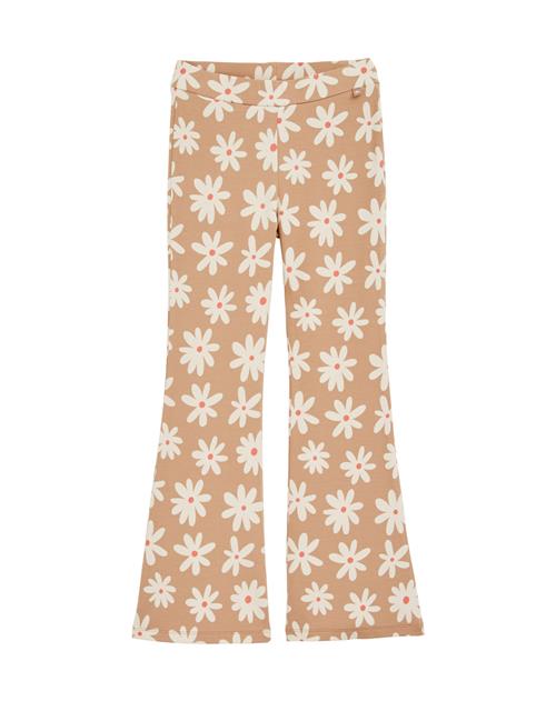 WE Fashion Leggings  brun / mørkeorange / hvid