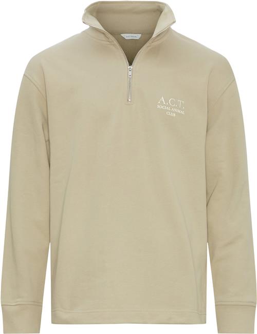 A.C.T. SOCIAL Justin Half-Zip Sweatshirt
