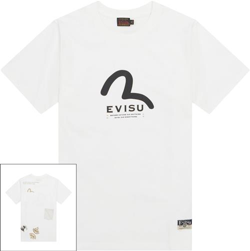 Evisu Seagull Print Multi Pocket T-Shirt
