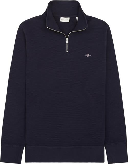 Gant Texture Half-zip Sweatshirt