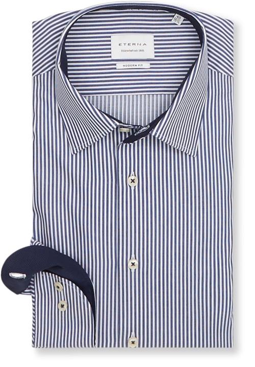 Eterna Stripe Printed Skjorte