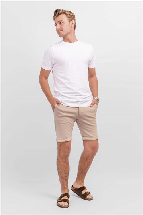 Chino Shorts - Beige - Herre - M - TeeShoppen
