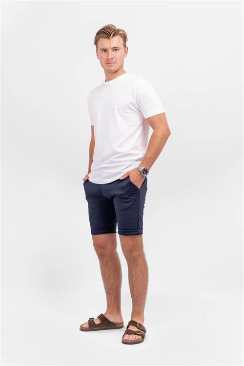 Chino Shorts - Navy - Herre - XL - TeeShoppen