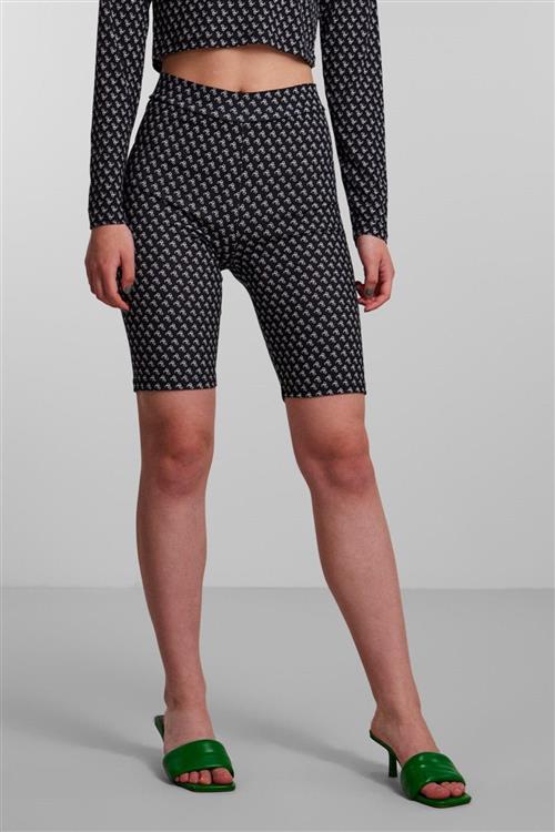 Ammi High Waist Bike Shorts - Sort - M - PIECES