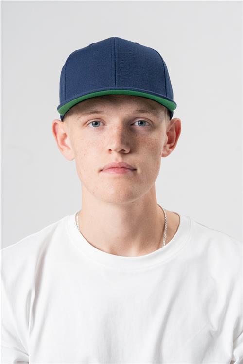Classic Snapback - Navy - One Size - TeeShoppen