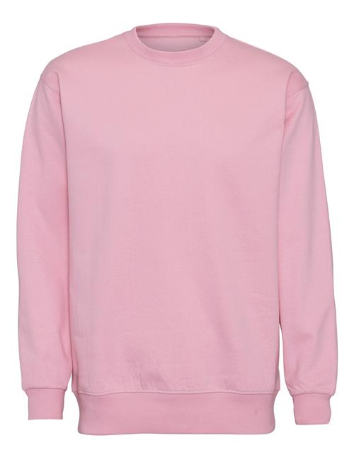 Crewneck Trøje - Lyserød - Herre - XL - TeeShoppen